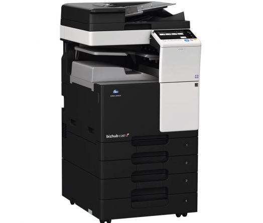KONICA MINOLTA <span> Bizhub C 287</span><span> podajnik dokumentów DF-628 szafka DK-510 tonery CMYK</span>